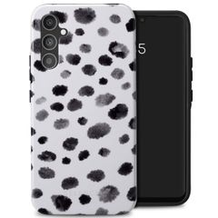 Selencia Vivid Tough Back Cover für das Samsung Galaxy A34 (5G) - Trendy Leopard