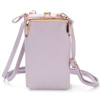 imoshion Vegane Leder-Handytasche Crossbody - Violett