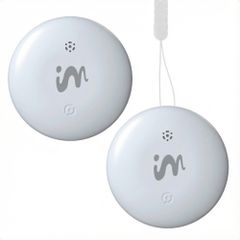 imoshion Wireless Tag - Bluetooth-Tracker für Android - 2 pack - Weiß