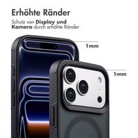 Accezz Rugged Frosted Back Cover mit MagSafe Apple iPhone 17 Pro - Schwarz