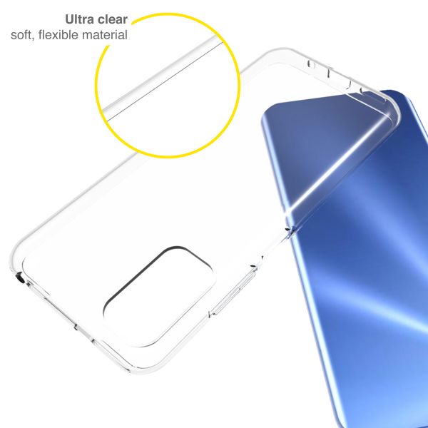 Accezz TPU Clear Cover für das Xiaomi Redmi Note 10 (5G) - Transparent