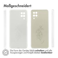 imoshion Design Hülle Samsung Galaxy A12 - Floral Green