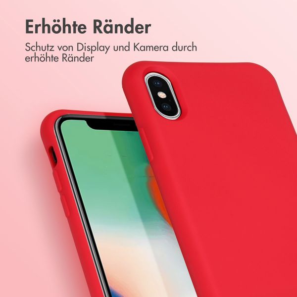 imoshion Color Backcover mit abtrennbarem Band Apple iPhone X / Xs - Rot