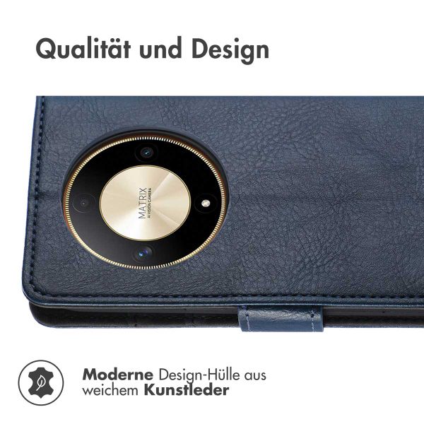 imoshion Luxuriöse Klapphülle Honor Magic 6 Lite - Dunkelblau