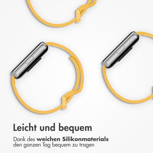 imoshion Silikonband für das Samsung Galaxy Fit 3 - Gelb