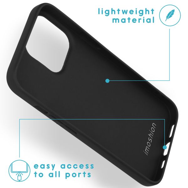 imoshion TPU Color Cover Apple iPhone 13 Pro - Schwarz