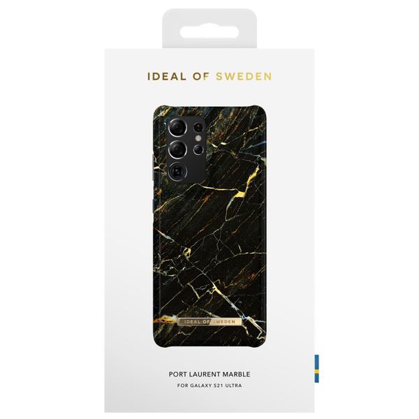 iDeal of Sweden Fashion Back Case Galaxy S21 Ultra - Port Laurent Marble