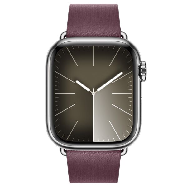 Apple Modern Buckle FineWoven für die Apple Watch Series 1 bis 9 / SE (38/40/41 mm) | Series 10 (42 mm) - Größe L - Mulberry