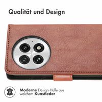 imoshion Luxuriöse Klapphülle für das OnePlus 13 - Braun