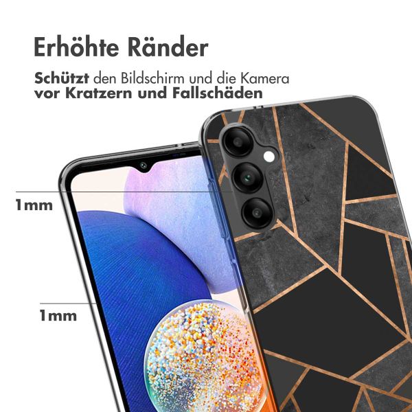 imoshion Design Hülle für das Samsung Galaxy A14 (5G/4G) - Black Graphic