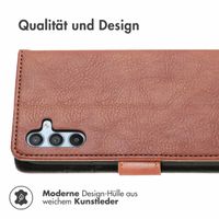 imoshion Luxuriöse Klapphülle Samsung Galaxy A54 (5G) - Braun