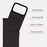 imoshion Herausnehmbare 2-in-1 Luxus-Bookcase Apple iPhone 18 Pro Max / 17 Pro Max - Schwarz