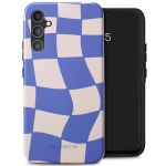 Selencia Vivid Back Cover für das Samsung Galaxy A34 (5G) - Groovy Sapphire Blue