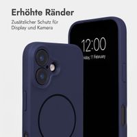 Accezz Grip Backcover mit MagSafe Apple iPhone 16 - Dunkelblau