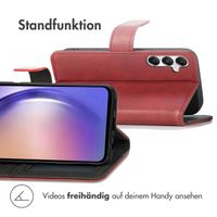 imoshion Luxuriöse Klapphülle Samsung Galaxy A55 - Rot