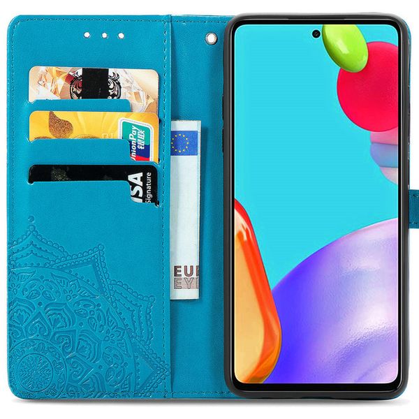 imoshion Mandala Klapphülle Samsung Galaxy A52(s) (5G/4G) - Türkis