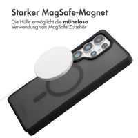 Accezz Rugged Frosted Back Cover mit MagSafe Samsung Galaxy S25 Ultra - Schwarz