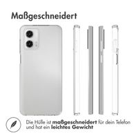 Accezz TPU Clear Cover für das Motorola Moto G73 - Transparent