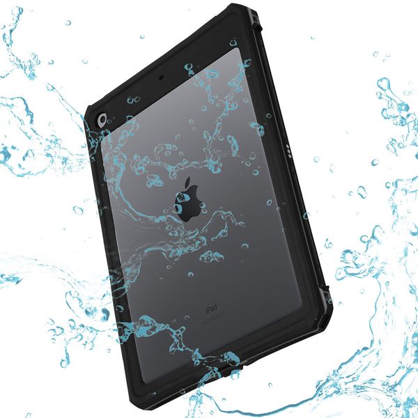 Redpepper Waterproof Backcase Apple iPad 9 (2021) 10.2 Zoll / iPad 8 (2020) 10.2 Zoll / iPad 7 (2019) 10.2 Zoll - Schwarz