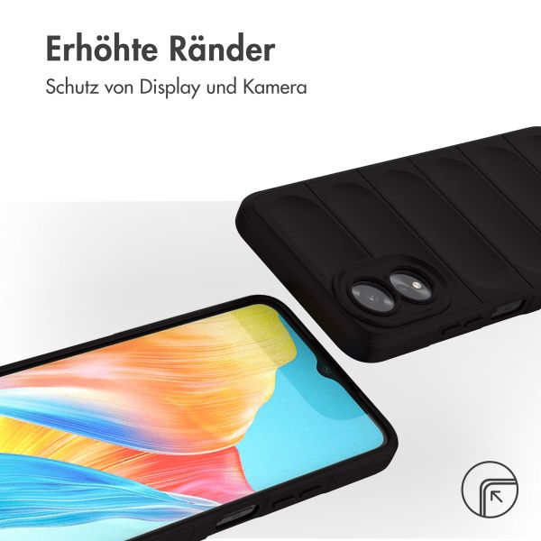 imoshion EasyGrip Back Cover für das Oppo A18 / Oppo A38 - Schwarz