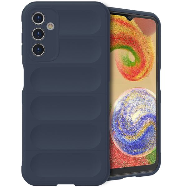 imoshion EasyGrip Back Cover für das Samsung Galaxy A14 (5G/4G) - Dunkelblau