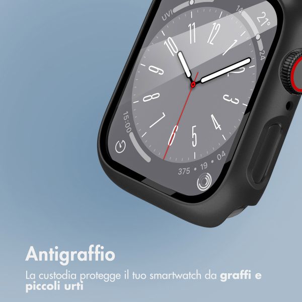 imoshion Full Cover Hard Case Apple Watch 7 / 8 / 9 - 41 mm - Schwarz