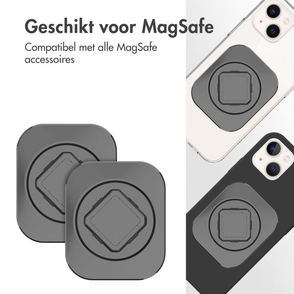 Accezz EasyLock Handyhalterung Auto - Inklusive Hülle für das Apple iPhone 14 - Lüftungsgitter -  360 Grad drehbar - Schwarz
