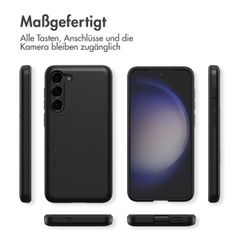 imoshion Backcover mit Kartenfach Samsung Galaxy S23 Plus - Schwarz