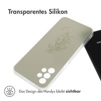 imoshion Design Hülle für das Samsung Galaxy A13 (4G) - Floral Green