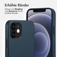 Accezz MagSafe Leather Backcover Apple iPhone 12 (Pro) - Nightfall Blue