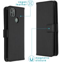 imoshion Luxuriöse Klapphülle Motorola Moto G9 Power - Schwarz