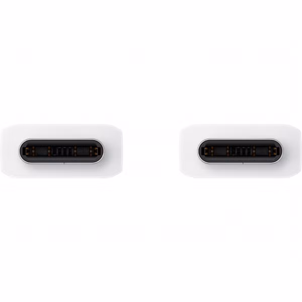 Samsung Originales USB-C zu USB-C Kabel - 1 Meter - 25 Watt + Original Fast Charging Adapter USB-C Ladegerät - 25 Watt - Weiß