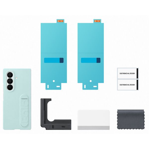 Samsung Silikonhülle mit Ständer Samsung Galaxy Z Fold 7 - Mint