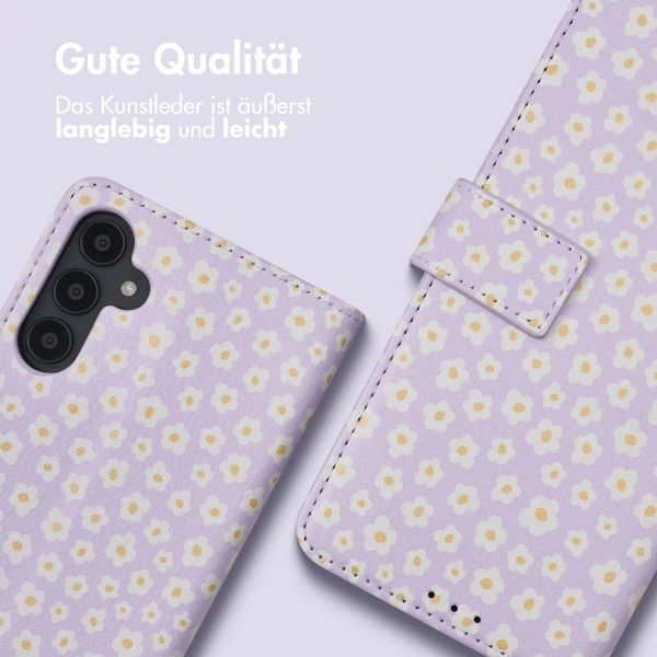 imoshion Design Klapphülle Samsung Galaxy A54 (5G) - White Daisy