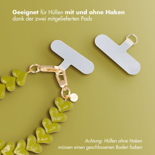 Selencia Lova Herz-Handgelenkbande - Olive Dust