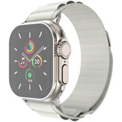 imoshion Nylon Alpine Armband für das  Apple Watch Series 1 t/m 9 / SE (38/40/41 mm) | Series 10 / 11 (42 mm) - Weiß