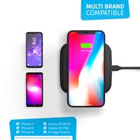 Zens Single Fast Wireless Charger - Kabelloses Ladegerät, optimiert für iPhone - 10 Watt