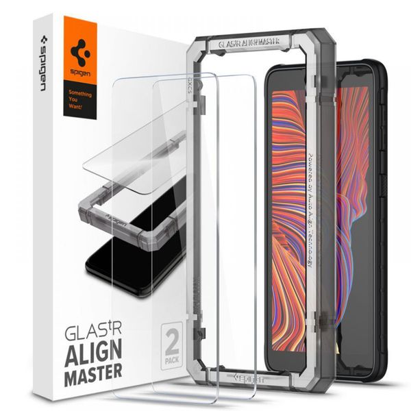 Spigen AlignMaster Full Screen Protector 2-Pack Galaxy Xcover 5