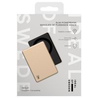 iDeal of Sweden Slim MagSafe Powerbank 5.000 mAh - Kabellose Powerbank - Gold