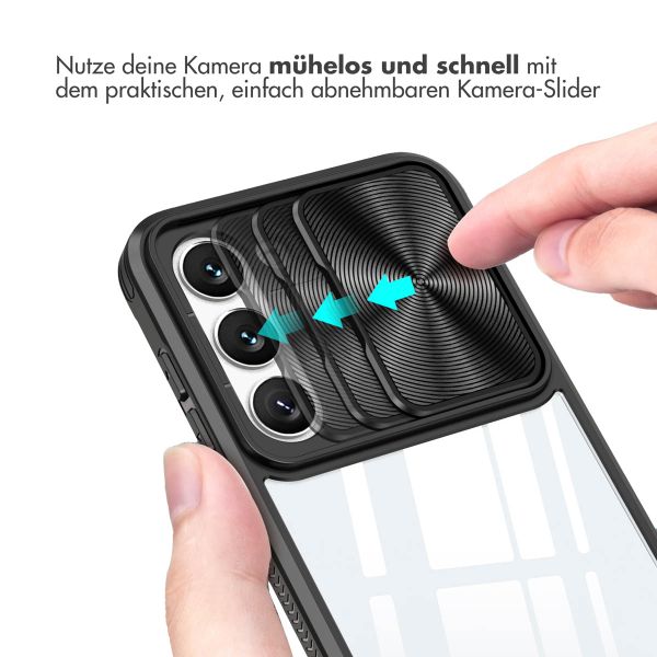 imoshion Back Cover mit Kameraschieber für das Samsung Galaxy S23 - Schwarz