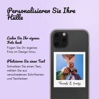 Hülle mit eigenem Foto und/oder Text Apple iPhone 12 (Pro) - Polaroid