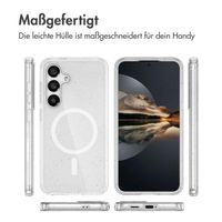 imoshion Sparkle Back Cover mit MagSafe Samsung Galaxy S25 Plus - Transparent