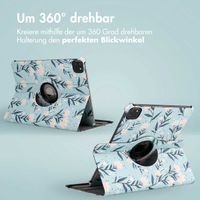 imoshion 360° drehbare Design Klapphülle Apple iPad Pro 11 (2022 / 2021 / 2020 / 2018) - Flowers