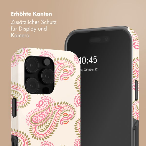 Selencia Vivid Back Cover Apple iPhone 16 Pro Max - Paisley Blush