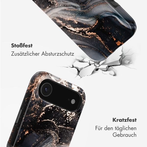 Selencia Vivid Rückabdeckung mit MagSafe Apple iPhone Air - Chic Marble Black