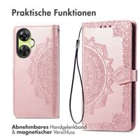 imoshion Mandala Klapphülle für das OnePlus Nord CE 3 / CE 3 Lite - Rose Gold