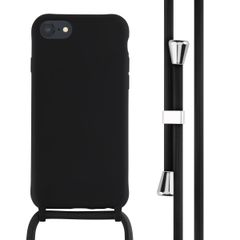 imoshion SilikonHülle mit Band Apple iPhone SE (2022 / 2020) / 8 / 7 - Schwarz