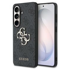 Guess 4G Metal Logo Back Cover Samsung Galaxy S26 - Schwarz