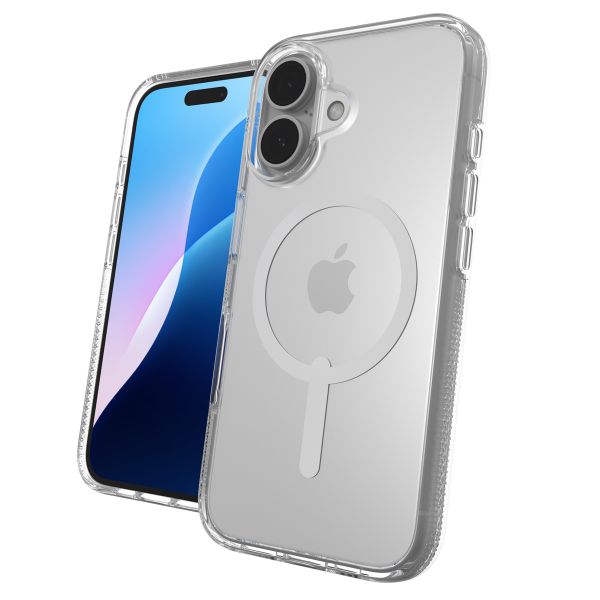 ZAGG Crystal Palace Snap Backcover MagSafe für das Apple iPhone 16 - Transparent