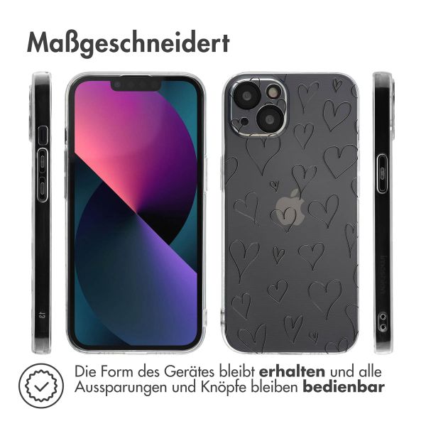 imoshion Design Hülle für das iPhone 13 - Hearts